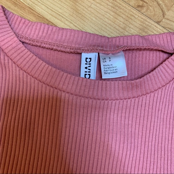H&M PINK CROP TOP - Picture 3 of 3